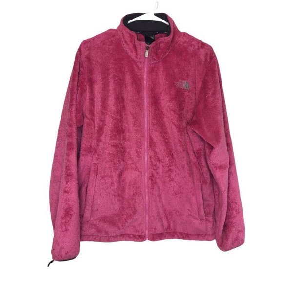The North Face Jackets & Blazers - The North Face Full Zip Pink Fleece Jacket Lg